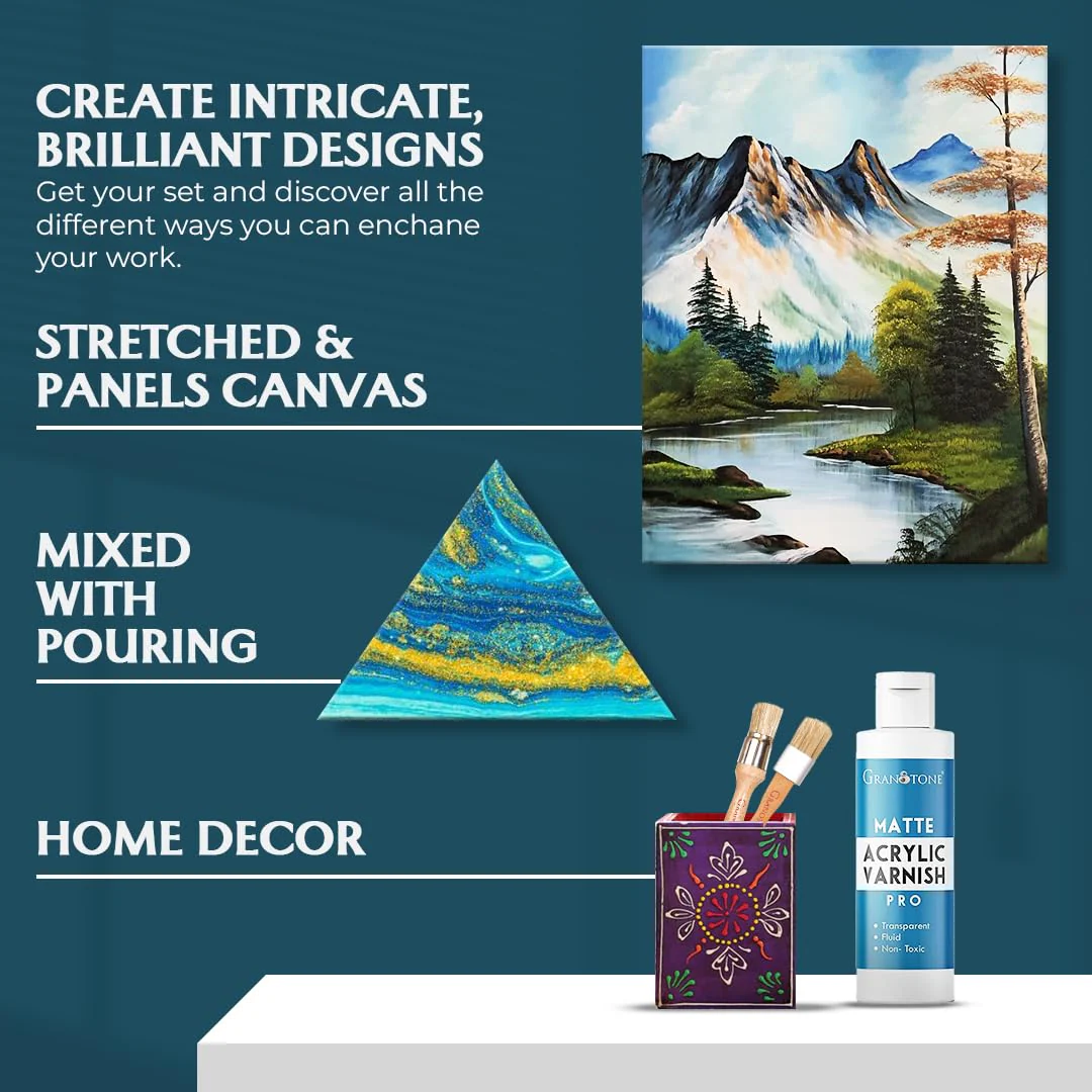 Acrylic Artist's Varnish - Matt - Image 6