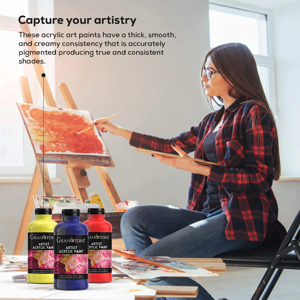 Granotone Acrylic Colour, 500 ml - Image 24