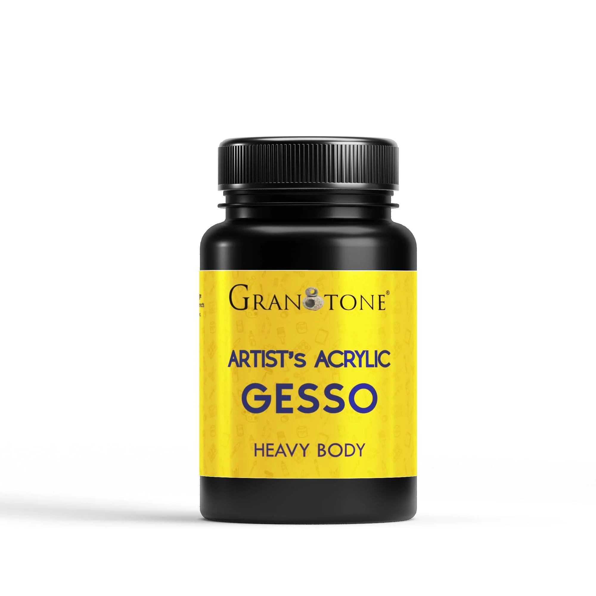 Acrylic Gesso (Black) Water Base Non-Toxic Universal Gesso Primer to Apply as an Undercoat Before Painting for Extra Coverage - Image 3