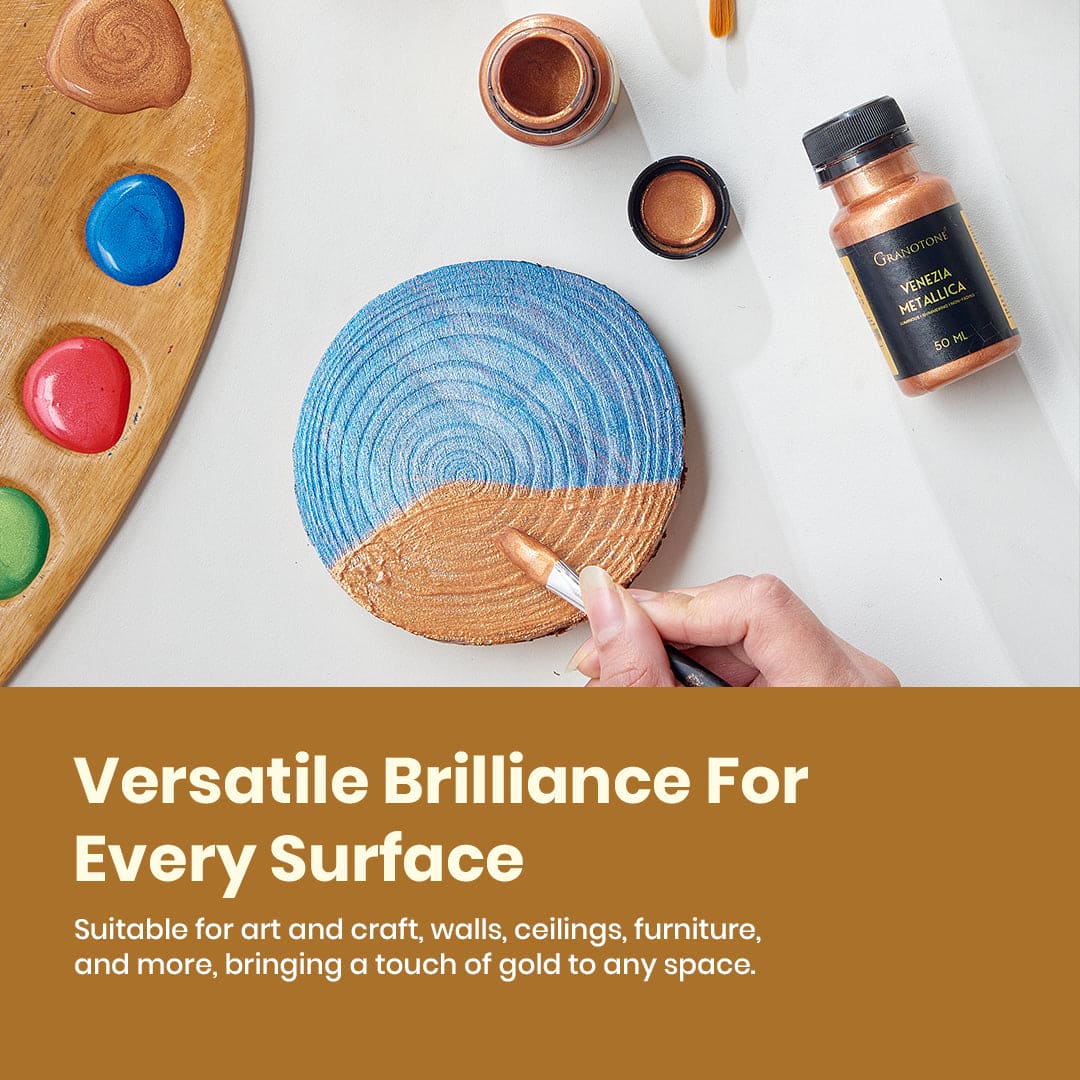 Acrylic Venezia Metallic - 50 ml (Bronze) - Image 3