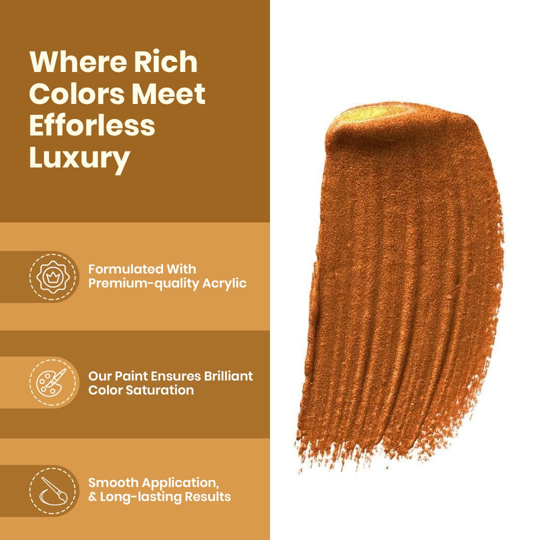 Acrylic Venezia Metallic - 50 ml (Bronze) - Image 4