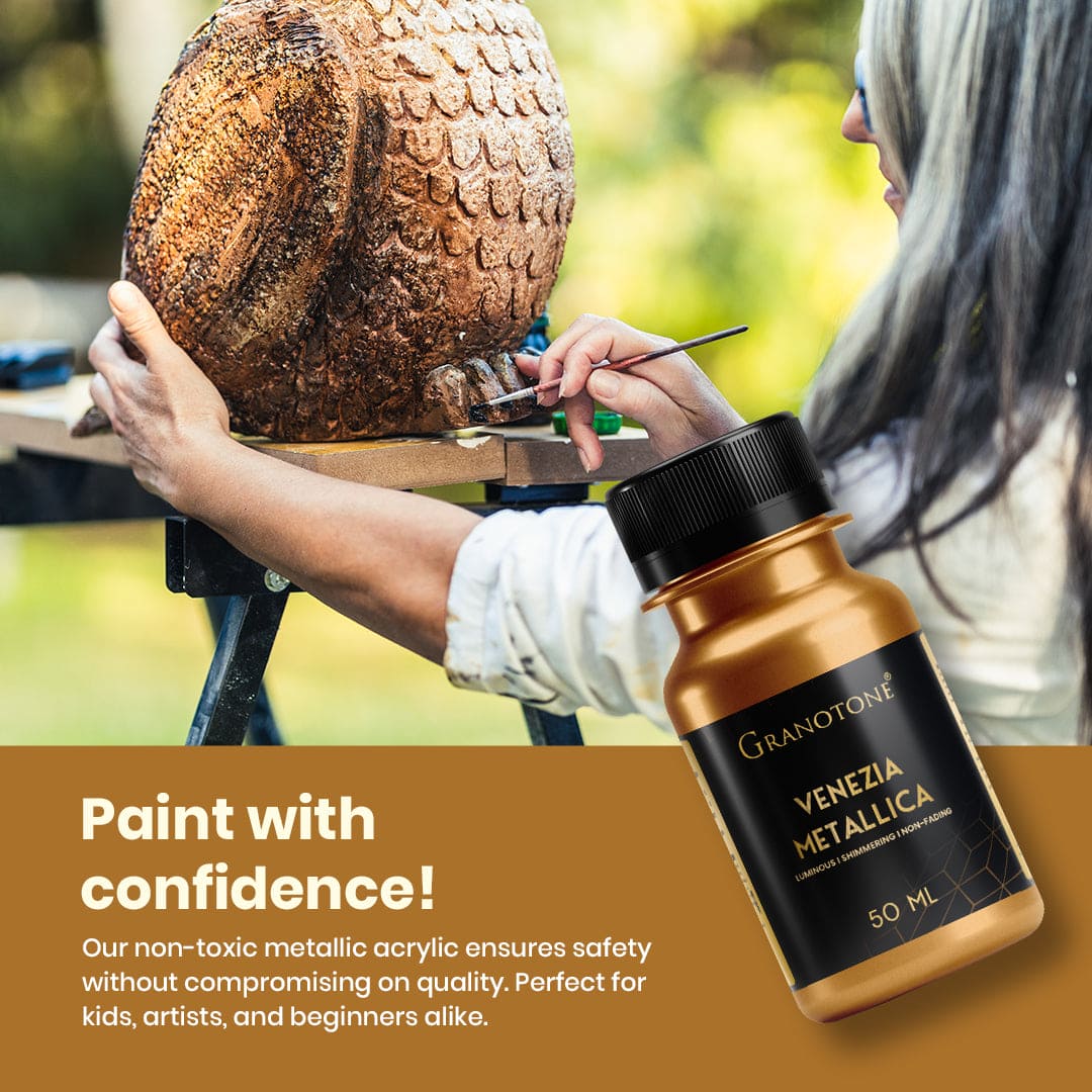 Acrylic Venezia Metallic - 50 ml (Bronze) - Image 6
