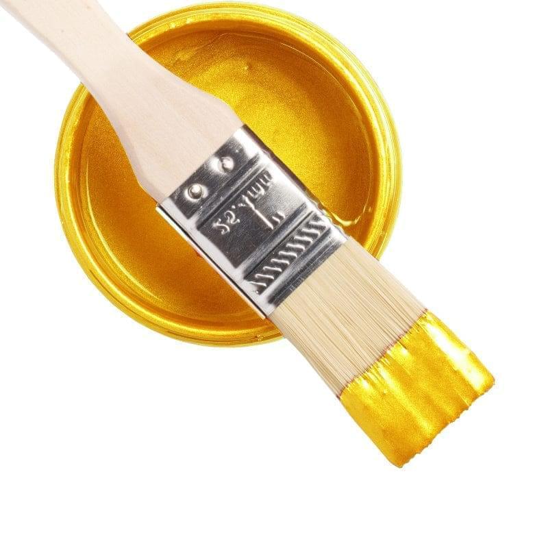 Acrylic Venezia Metallic - 200 ml (Temple Gold) - Image 3