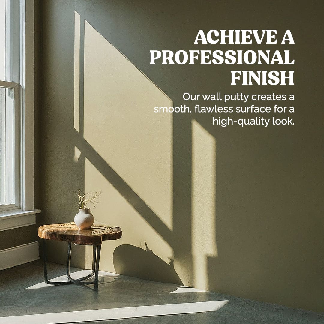 GRANOTONE Acrylic Wall Putty - Smooth Finish & Easy to Apply, Durable Filler for Interior Walls, Crack Resistant, White - Image 8