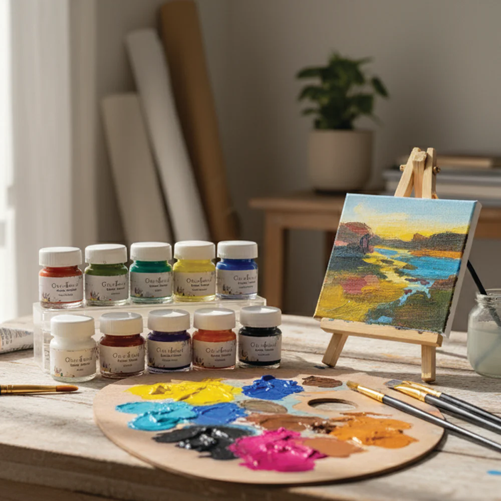 GRANOTONE Artist's Acrylic Paint Set 15 ml, 10 colors - Image 4