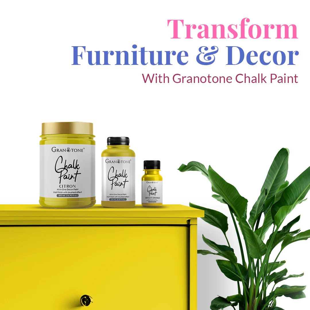GRANOTONE Chalk Paint for Furniture, Home Decor, Crafts - Eco-Friendly - All-in-One - No Wax Needed. - Image 17