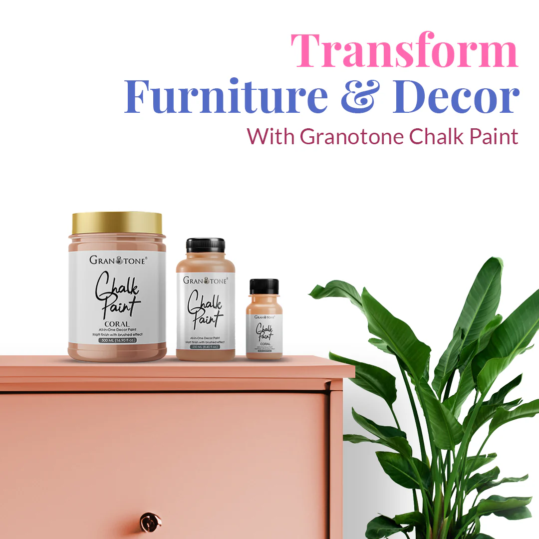GRANOTONE Chalk Paint for Furniture, Home Decor, Crafts - Eco-Friendly - All-in-One - No Wax Needed. - Image 19