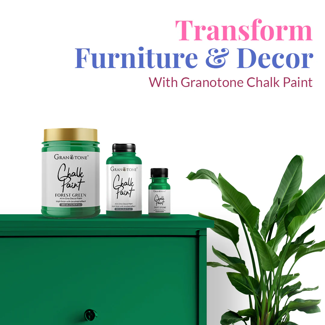 GRANOTONE Chalk Paint for Furniture, Home Decor, Crafts - Eco-Friendly - All-in-One - No Wax Needed. - Image 25