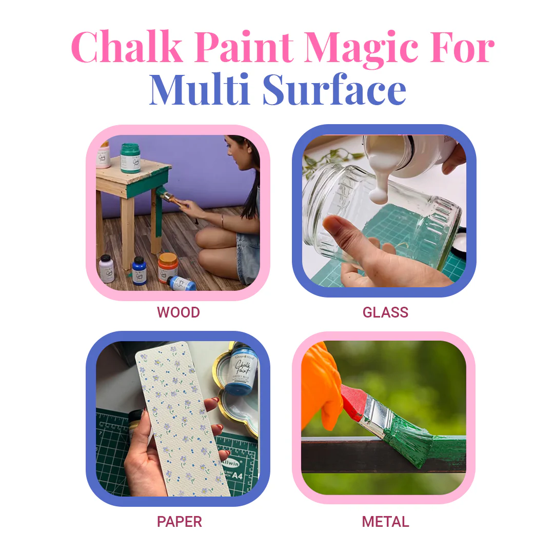 GRANOTONE Chalk Paint for Furniture, Home Decor, Crafts - Eco-Friendly - All-in-One - No Wax Needed. - Image 4
