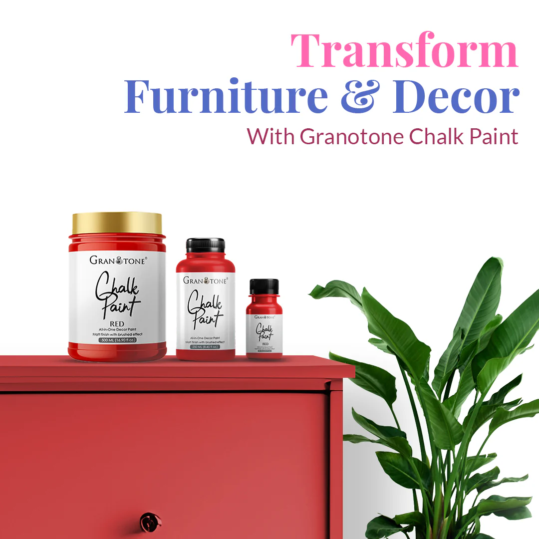 GRANOTONE Chalk Paint for Furniture, Home Decor, Crafts - Eco-Friendly - All-in-One - No Wax Needed. - Image 41