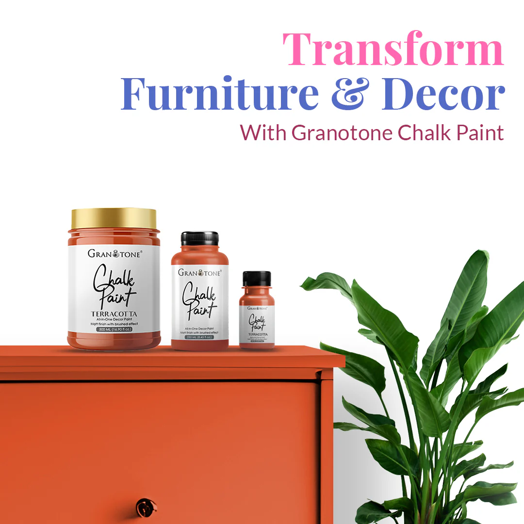 GRANOTONE Chalk Paint for Furniture, Home Decor, Crafts - Eco-Friendly - All-in-One - No Wax Needed. - Image 45
