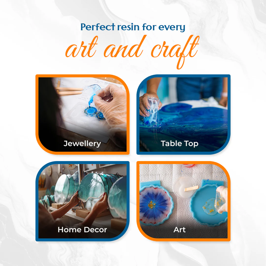 GRANOTONE Crystal Clear Epoxy Resin Art Kit - Image 5