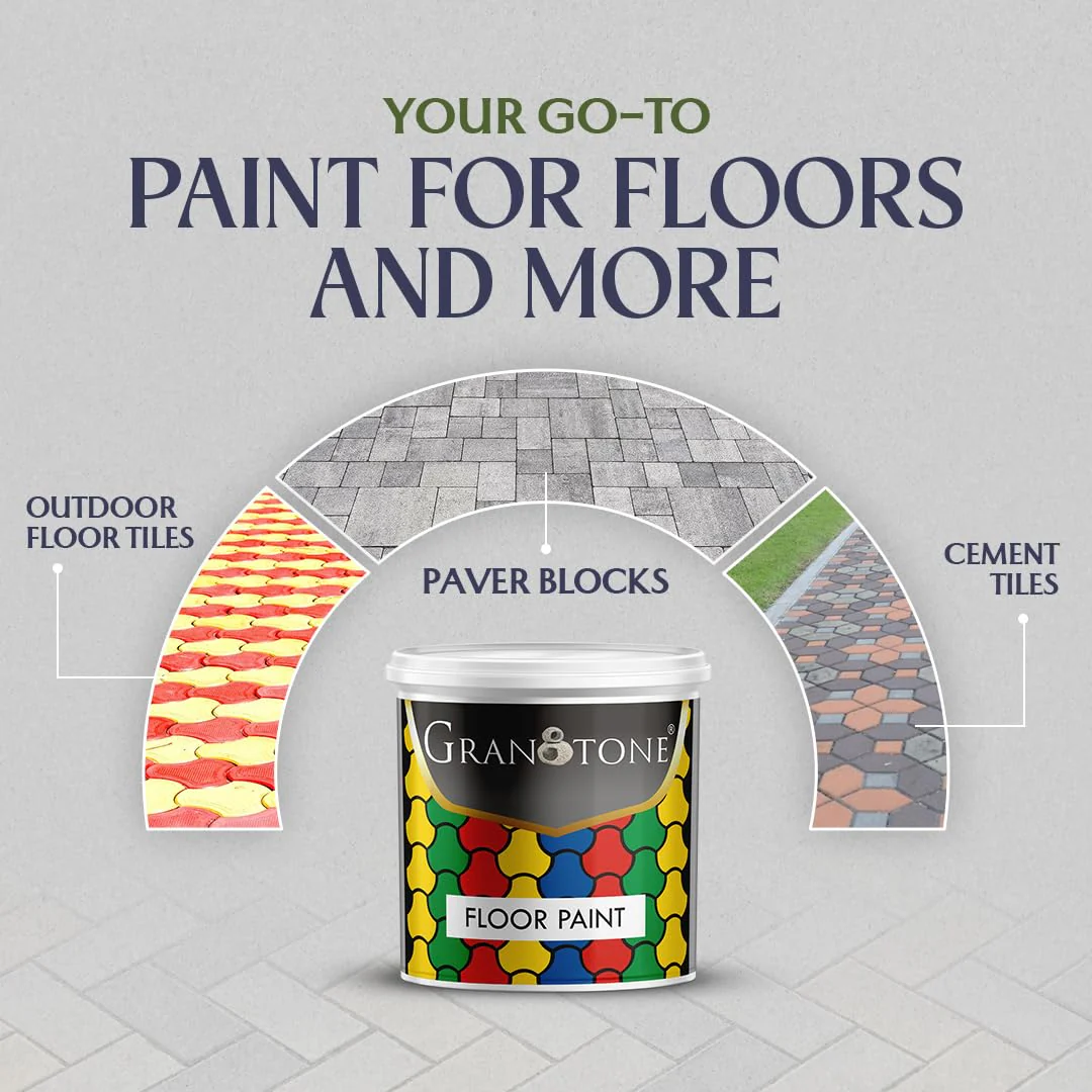 GRANOTONE Floor Paint 1ltr Pack (P.O. RED) - Image 5