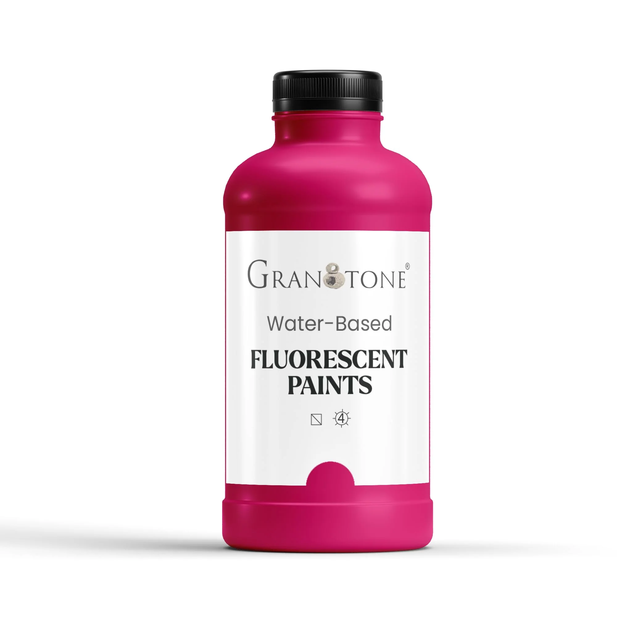 GRANOTONE Neon Fluorescent Colour, Art and Craft, DIY Paint, Rich Pigment, Non-Craking Paint for Canvas, Wood, Leather, Earthenware. - Image 4