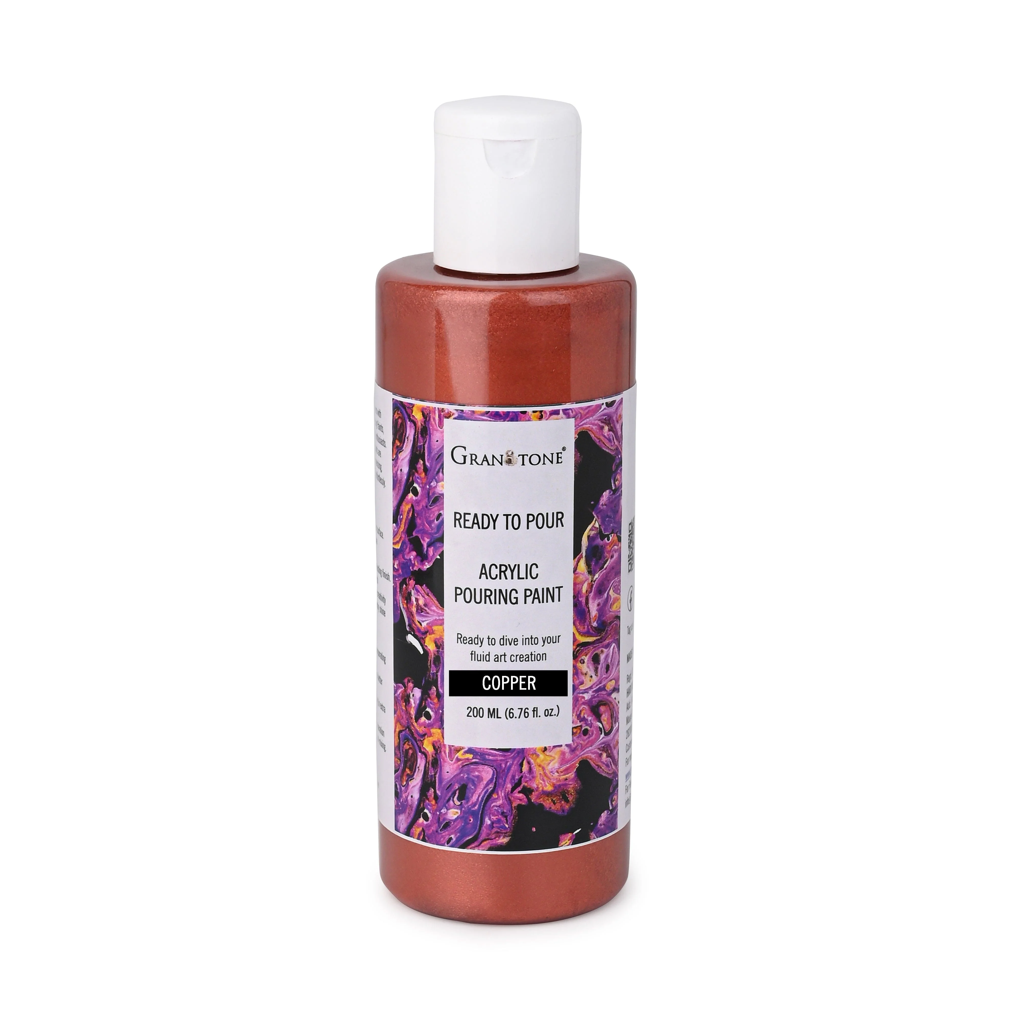 GRANOTONE Premium Metallic Acrylic Pouring Paint 200 ML - Image 6