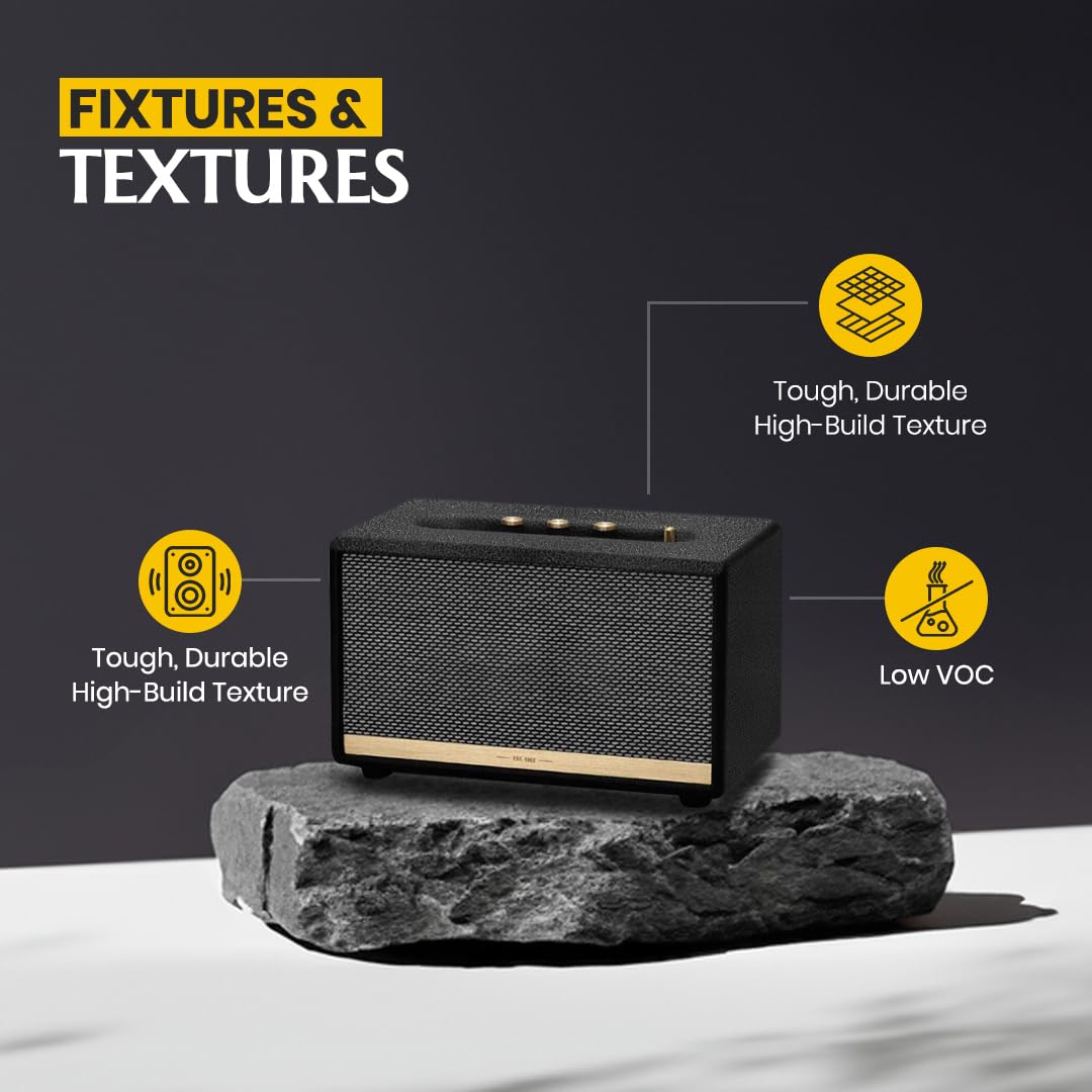 Roller Grade Speaker Cabinet Texture Coating Paint { Black } 5 KG - Image 4