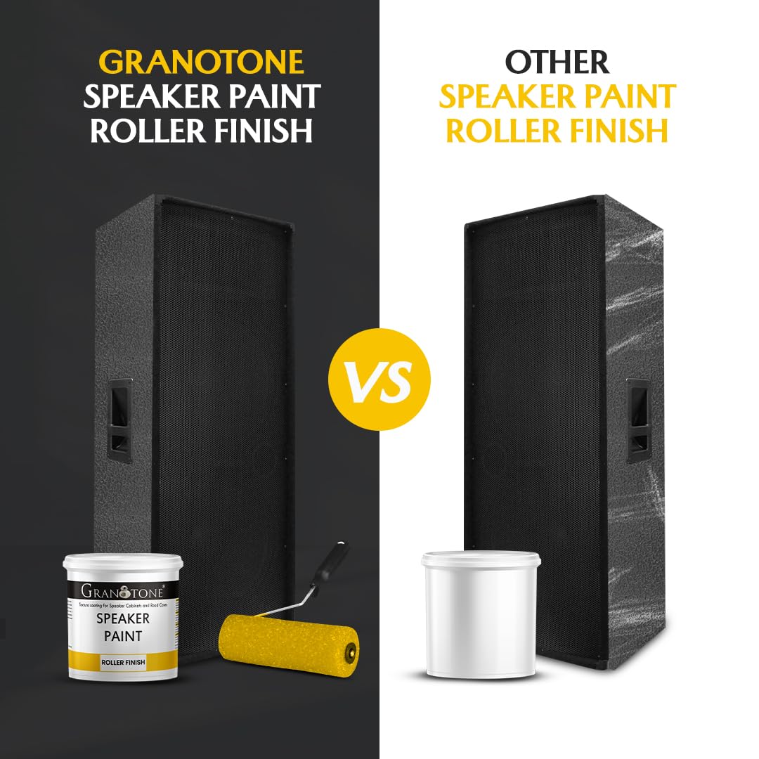Roller Grade Speaker Cabinet Texture Coating Paint { Black } 5 KG - Image 9